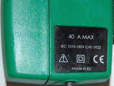 HELLA GUTMANN 342350 Stromzange 40A für Diagnosegeräte Mega Macs 55