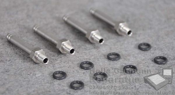 4x Unterdruckanschluß M5 301073 HELLA GUTMANN für Synchro-Box Macs md10 Set