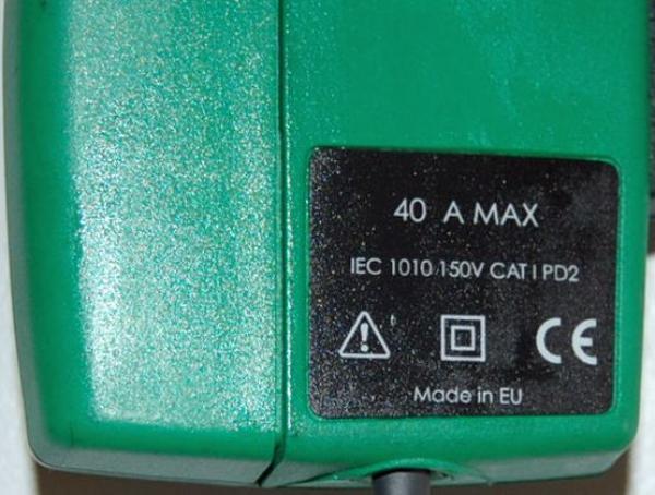 HELLA GUTMANN 342350 Stromzange 40A für Diagnosegeräte Mega Macs 55