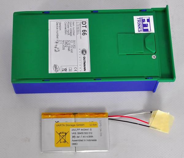 Akkuwechsel Hella Gutmann DT 66 Diagnosemodul Akku Tausch Serviceleistung