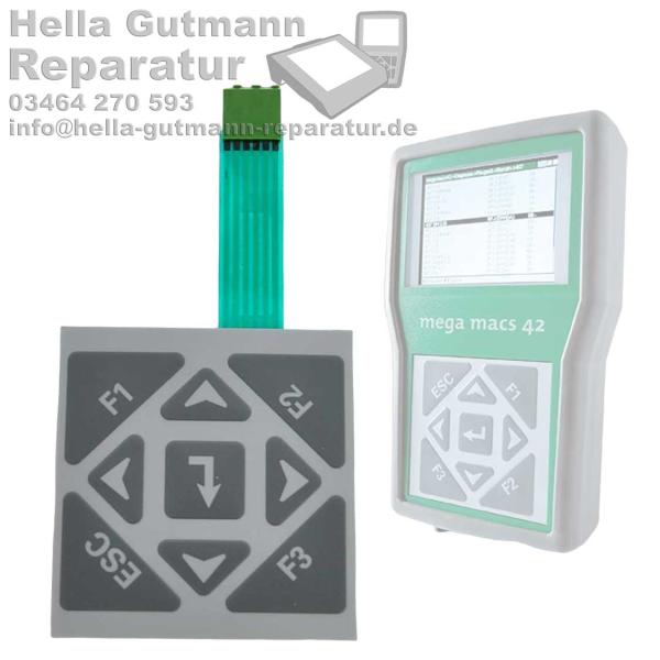 Folientastatur Hella Gumann Mega Macs 42 Diagnosegerät Ersatz Tastatur 301394